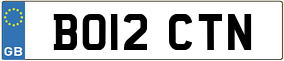 Truck License Plate